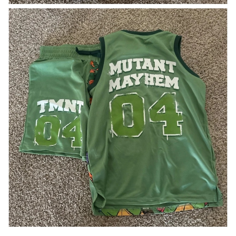 Boys ninja turtle tank top set